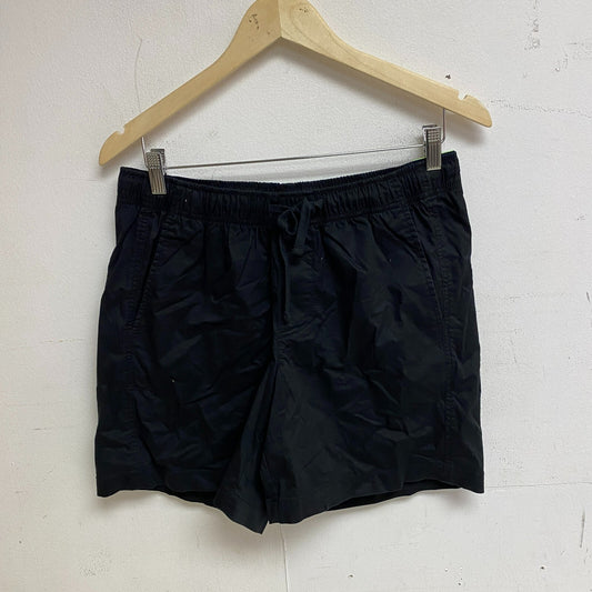 DSG 6" Men's Casual Cotton Short Pure Black Solid  DAM13135