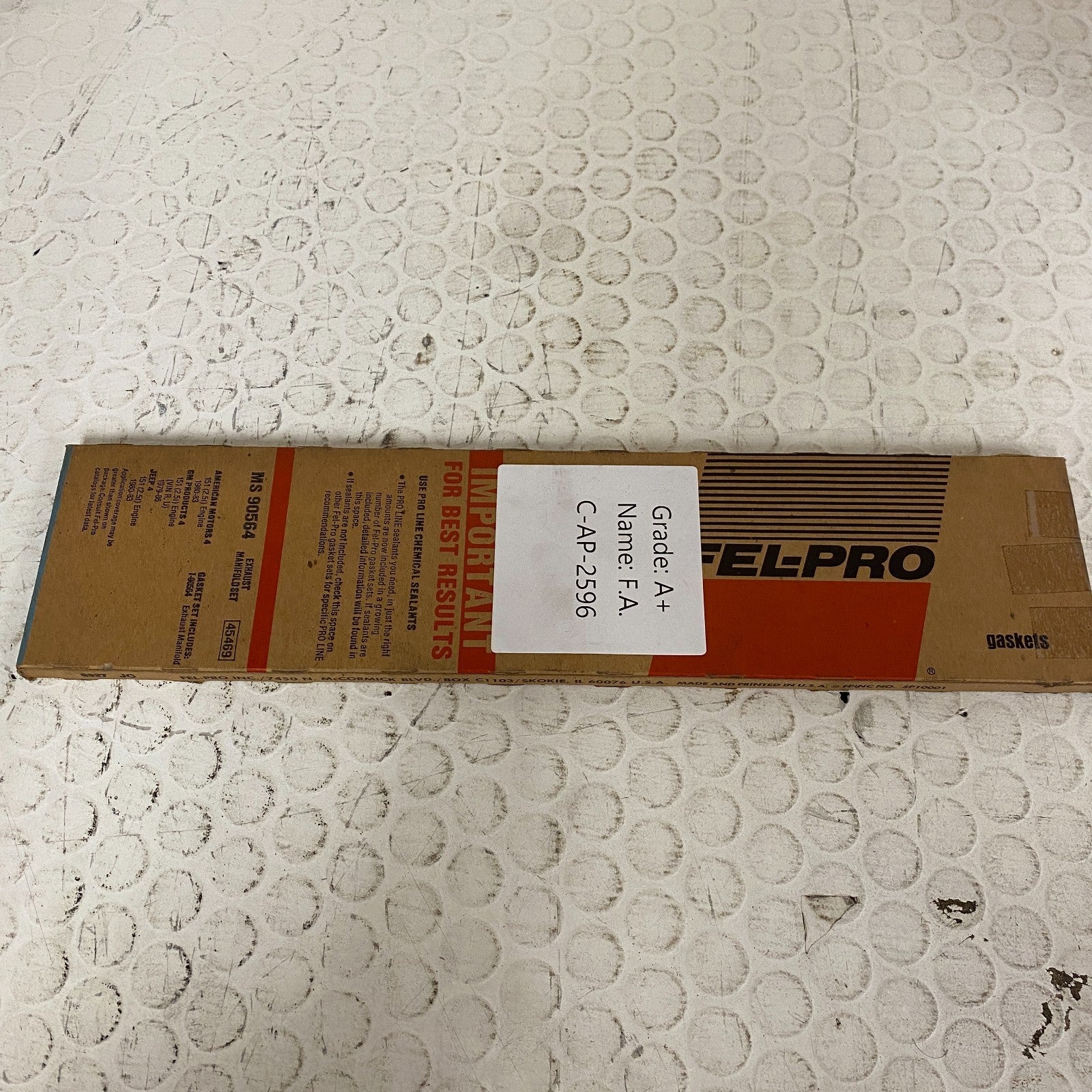 FEL-PRO MS 90564 Exhaust Manifold Gasket Set 1979-86 GM Fiero 2.5L I4