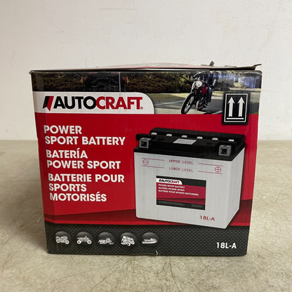 Autocraft Gold 18L-A 12V Powersports Battery 260A CCA Dry-Charged ATV Motorcycle