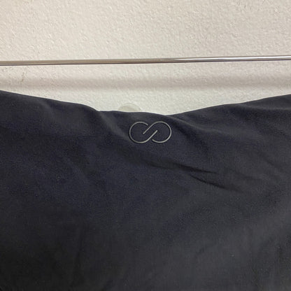 calia WOMENS Swim Adjustable Rise Bikini RUCHED BOTTOM PURE BLACK WSA20402 New!