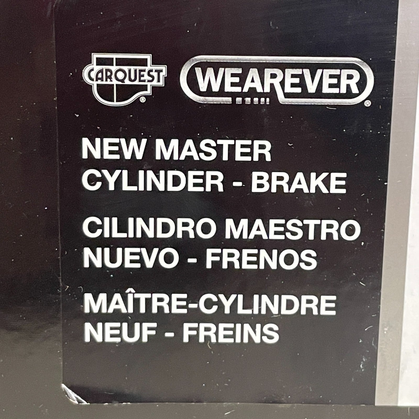 Carquest MCA630282 New Brake Master Cylinder Premium