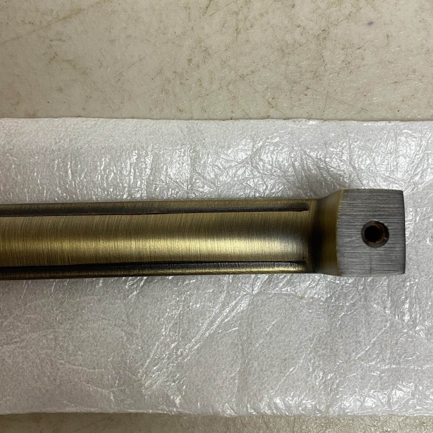 Signature Hardware 12" Gebara Brass Cabinet Pull - Antique Brass