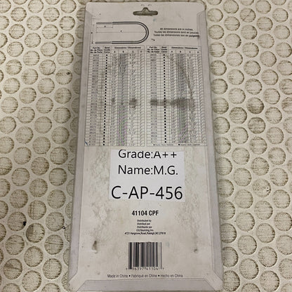 CARQUEST U-Bolt CPF41104 1/2"x3-1/4"x9" Grade 5 Steel Leaf Spring Clamp