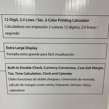 Canon P170-DH-3 2- Color Desktop Printing Calculator - New in Box