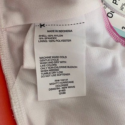 DSG Women's Swim Cute Strappy Back Bikini Top New Wave Multicolor DSW2784 New!