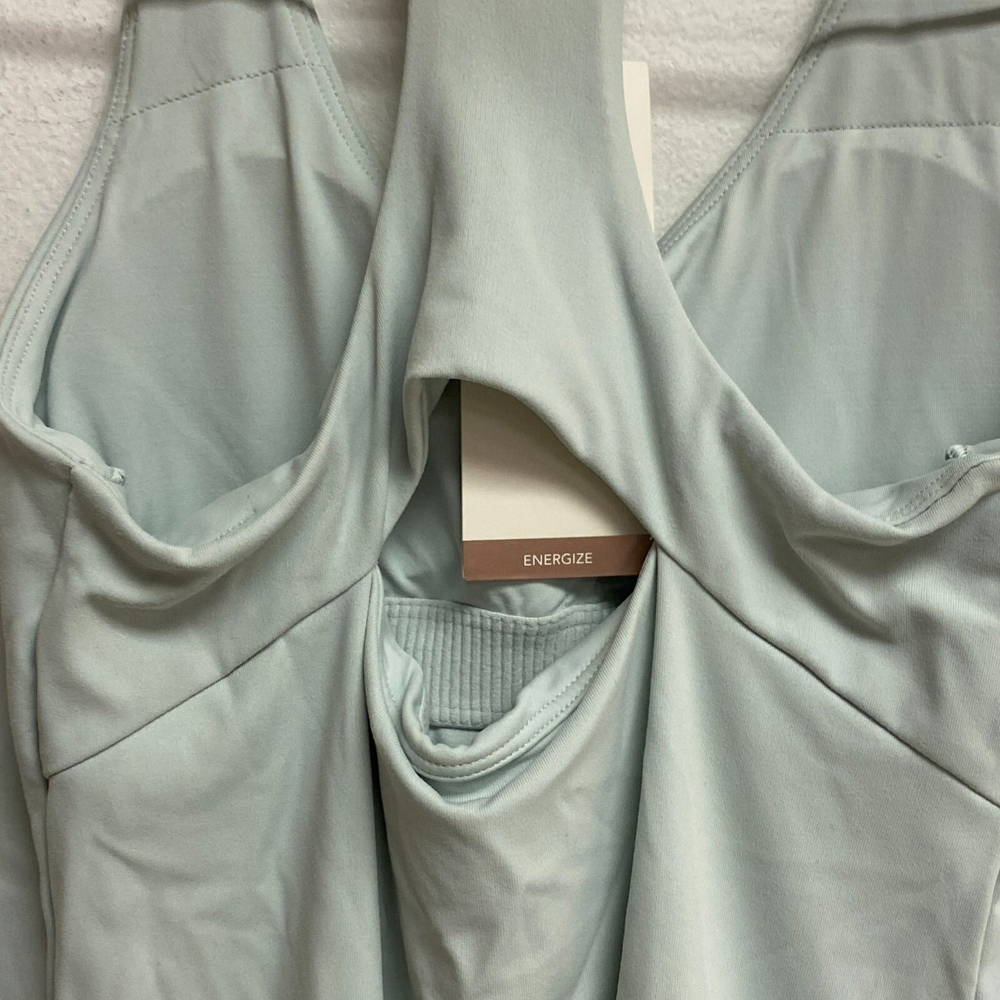 Calia Energized Exercise Dress Calming Green Solid Sleeveless WAX15035