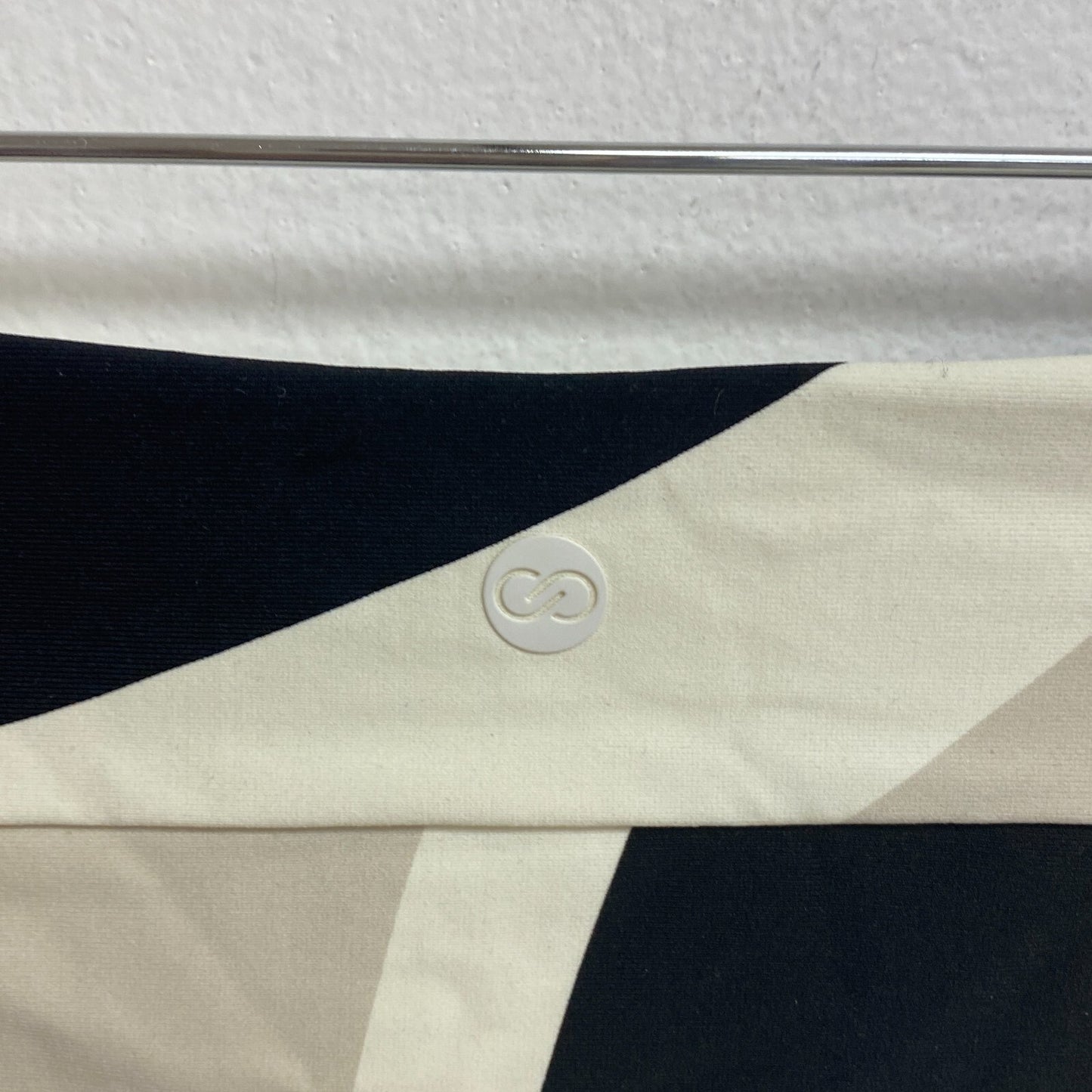 Calia Women's Shirred V Front Mid Rise Bottom Wavy Blocks Neutral WSA23415PRT