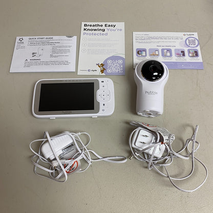 Hubble Connected Nursery View Pro 5" Video Baby Monitor Camera With Sounds