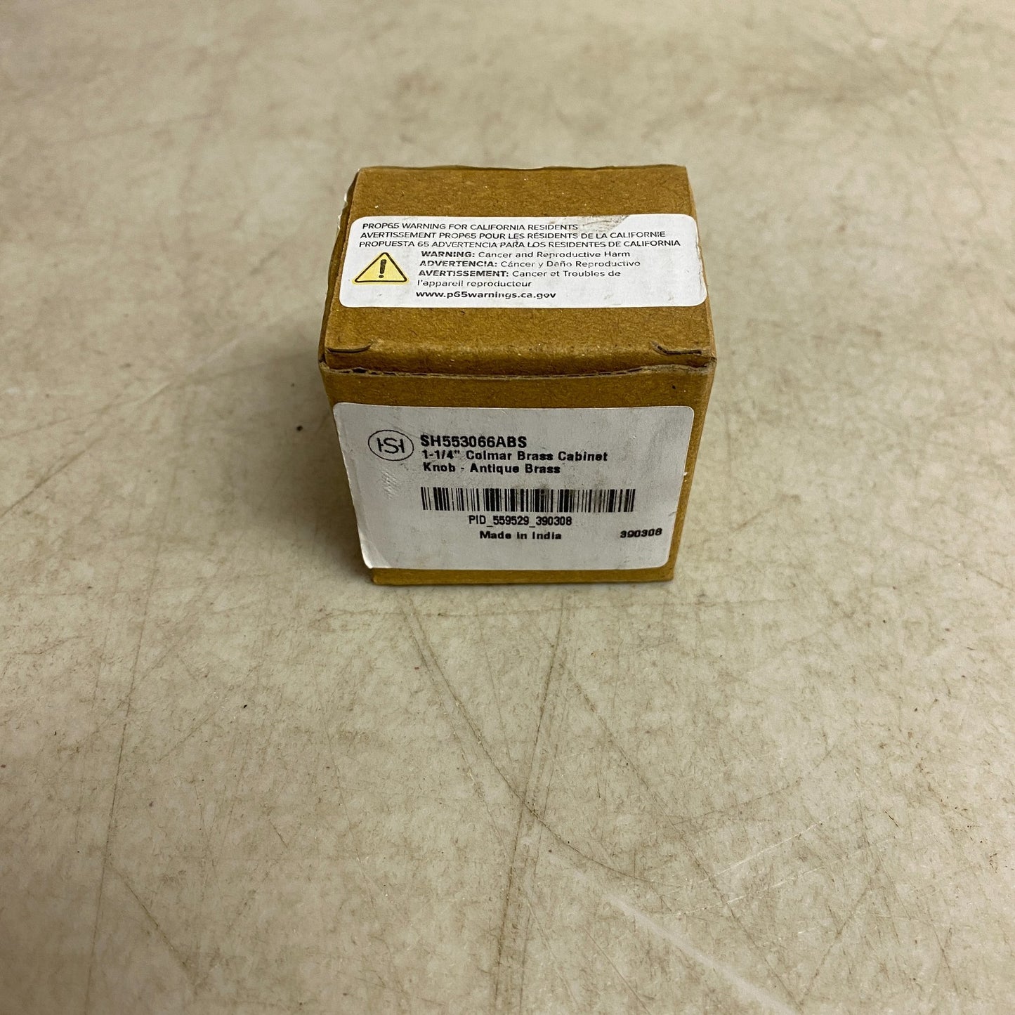 Signature Hardware 1-1/4" Colmar Brass Cabinet Knob Antique Brass SH5533066ABS