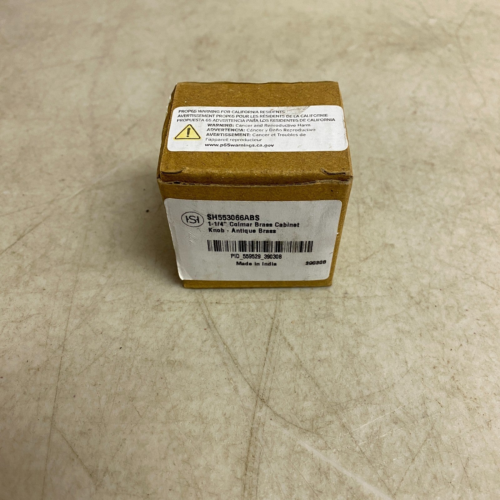 Signature Hardware 1-1/4" Colmar Brass Cabinet Knob Antique Brass SH5533066ABS