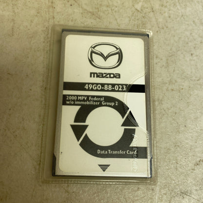 Mazda Data Transfer Card 2000 MPV Federal w/ immobilizer 1 & 2 49G0-88-024