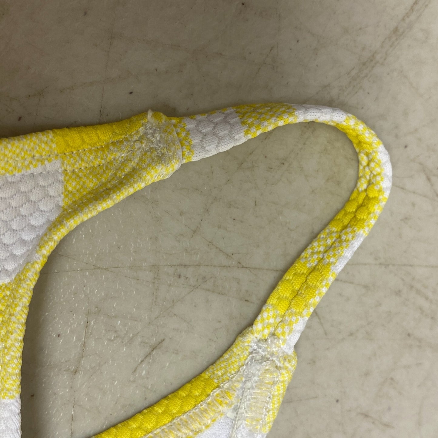 DSG Girls Core  Cute Swim Top Picnic Gingham Yellow &White DSG8110P Brand New