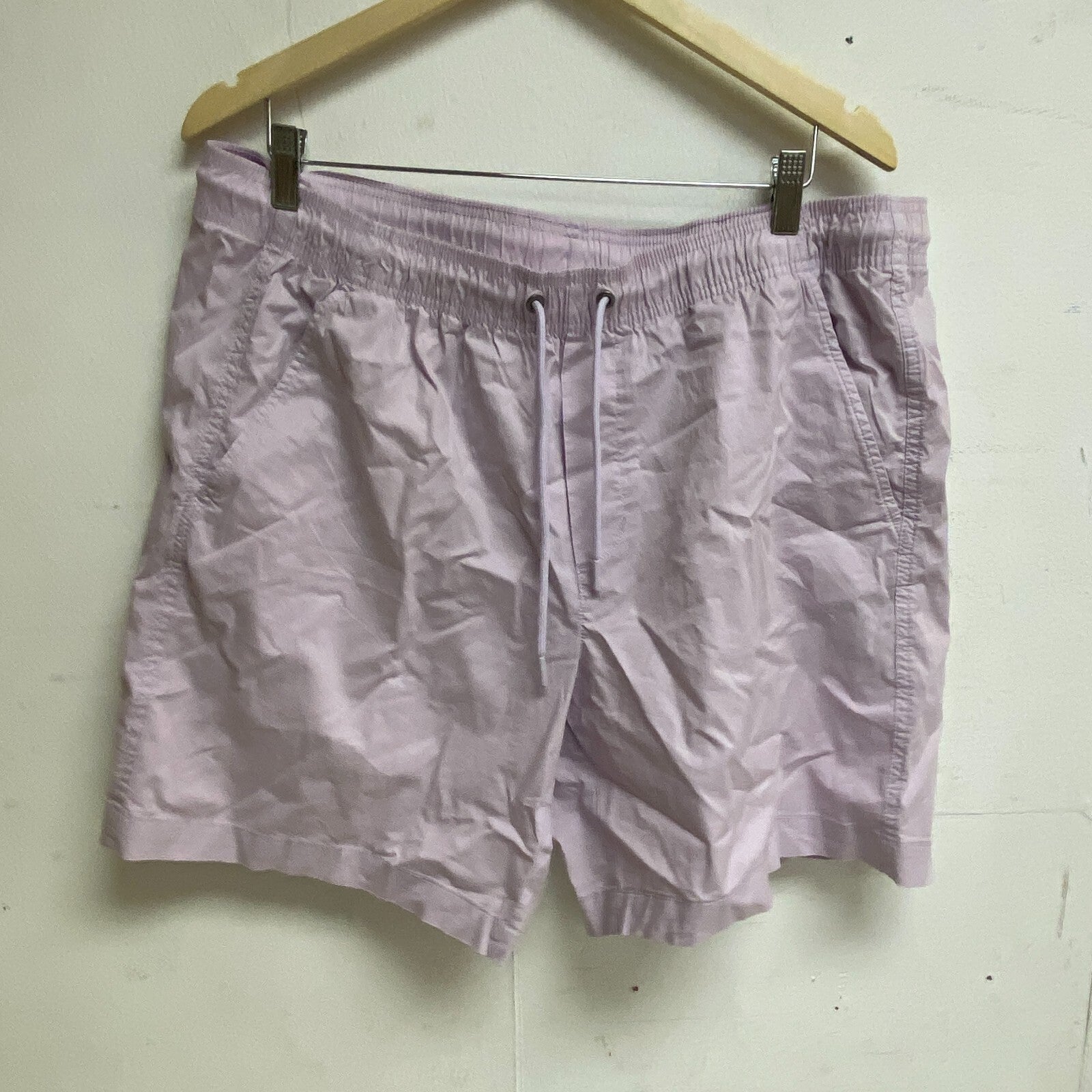 VRST Men's 7" Easy Relaxed Fit Elastic Waist Short Mellow Lilac MAX100429 New