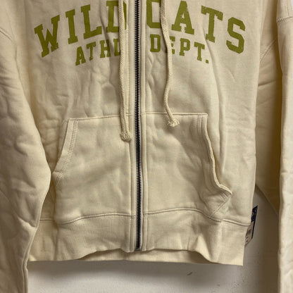 Arizona Jean Co. Women's Cropped Zip Up Hoodie Size Small Color: White Cap