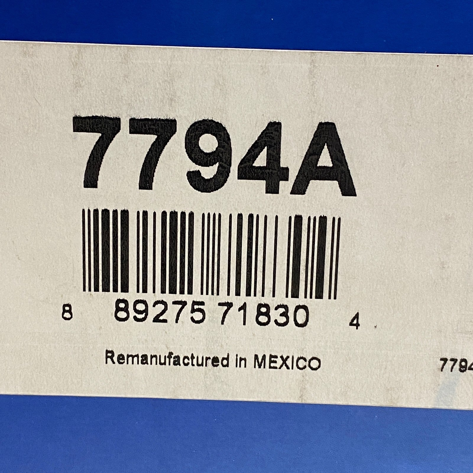 CARQUEST Premium Remanufactured Alternator 95 A Clockwise Rotation Model 7794A