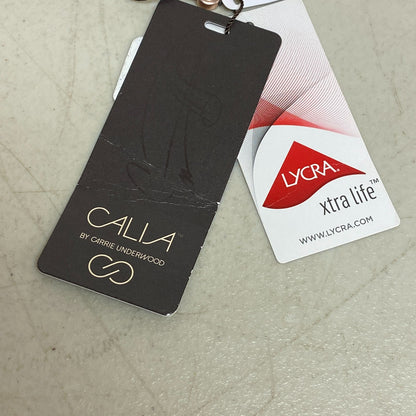 Calia Womens Wide Banded Bottom Bikini Caviar Black Solid Stylish WSA18404