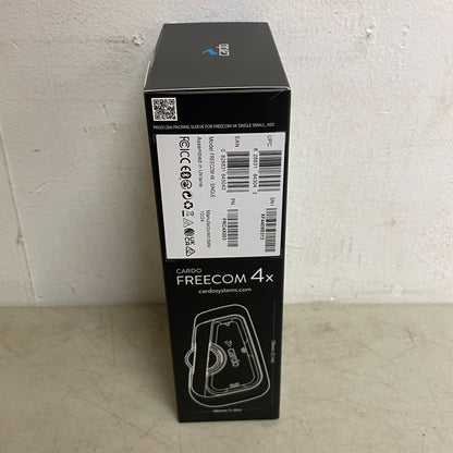 Cardo FREECOM 4X Single Bluetooth Intercom Built-In Voice Assistant Headset