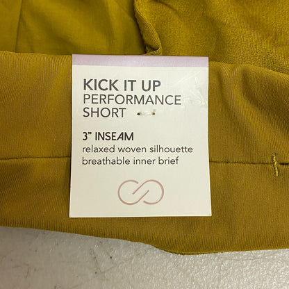 Calia Womens 3" Kick It Up Pull-On Performance Woven Short Brown Relaxed Fit New