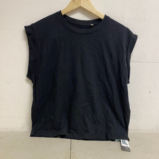 DSG Women's Everyday Relaxed Cotton Fashion Tank Pure Black DAW23302 New