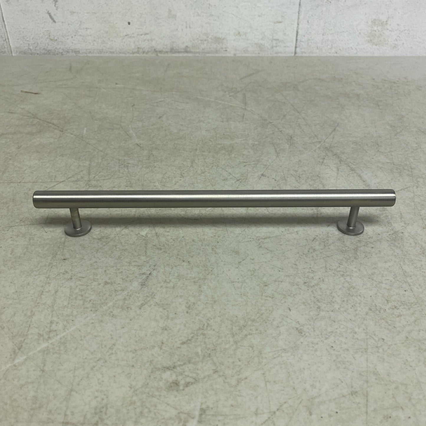 Signature Hardware 10'' Diehl Adjustable Round Brass Drawer Pull Brushed Nickel