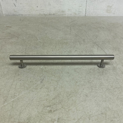 Signature Hardware 10'' Diehl Adjustable Round Brass Drawer Pull Brushed Nickel