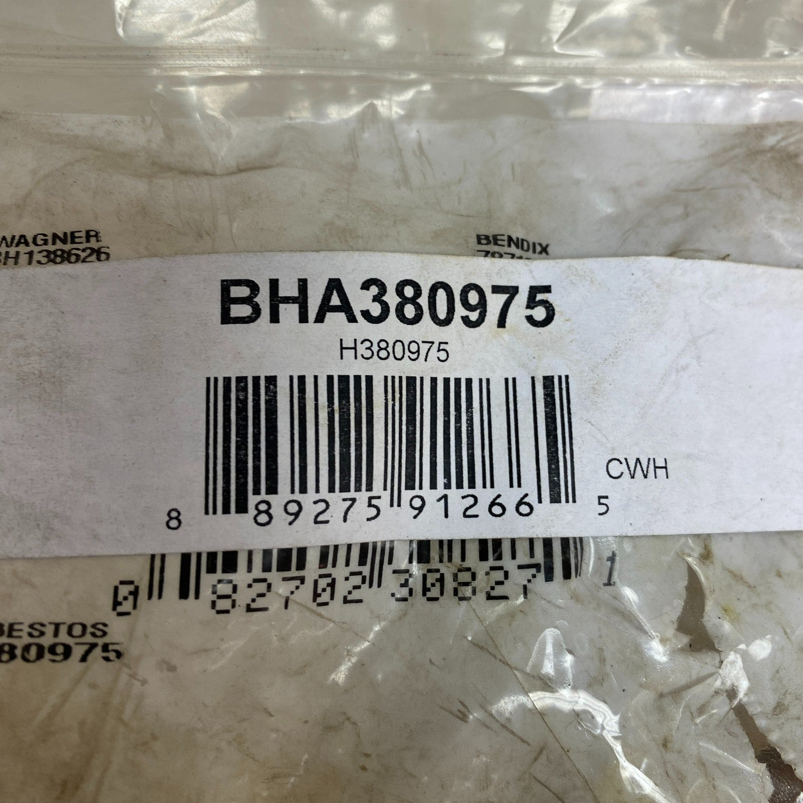 CARQUEST Brake Hydraulic Hose Assembly Black EPDM Rubber Model BHA380975