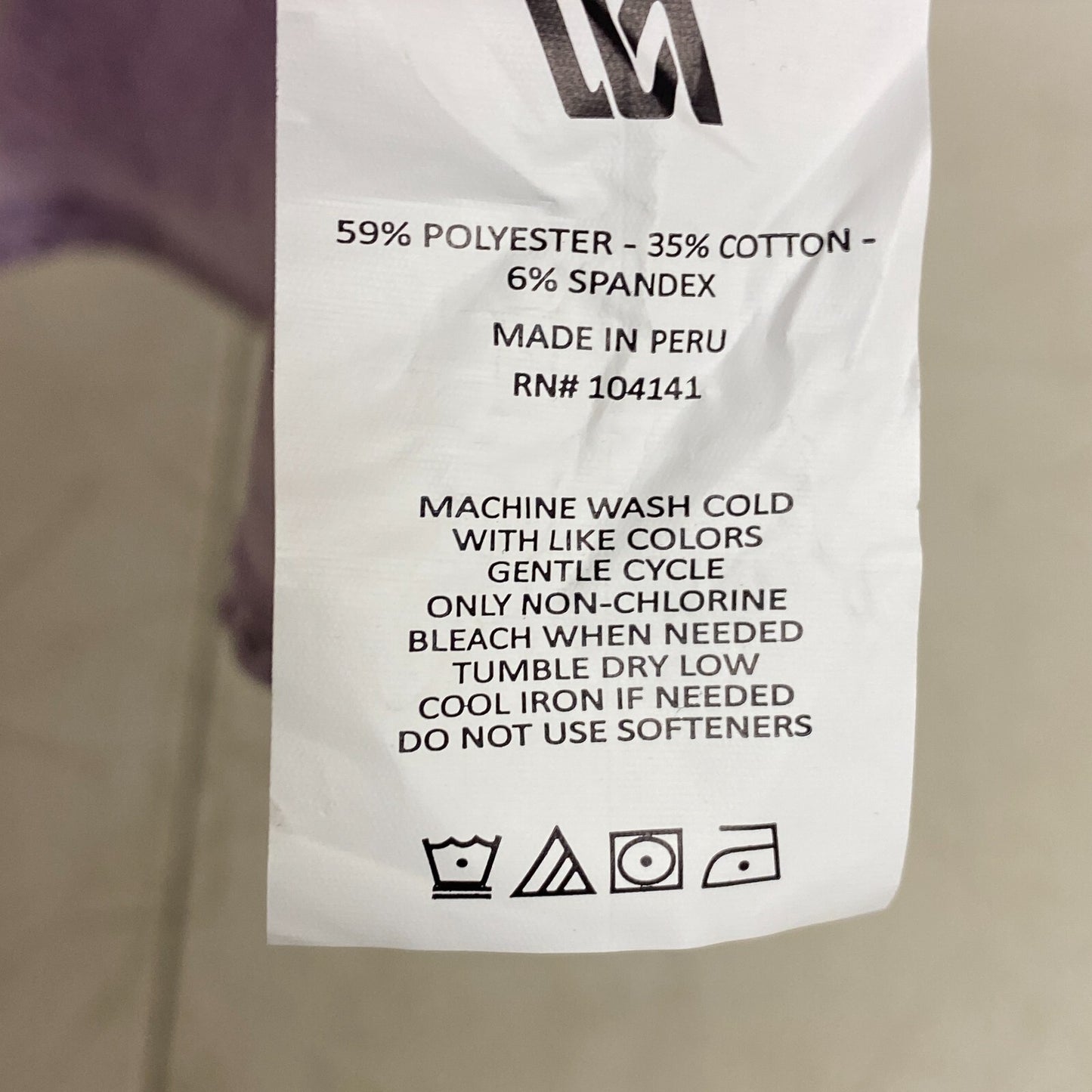 VRST Men's Plaid Pique Print Polo Plaid Dusty Grape MVG10019 BRAND NEW