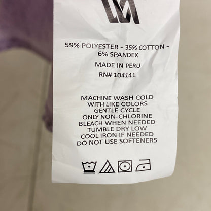 VRST Men's Plaid Pique Print Polo Plaid Dusty Grape MVG10019 BRAND NEW