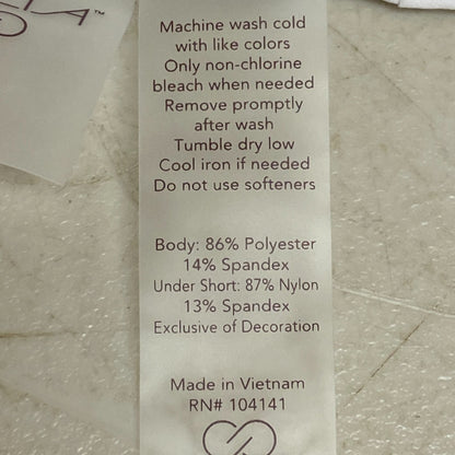 Calia Women Infinity Run Mid Rise Skort Relaxed Fit Pure White WAX12360W