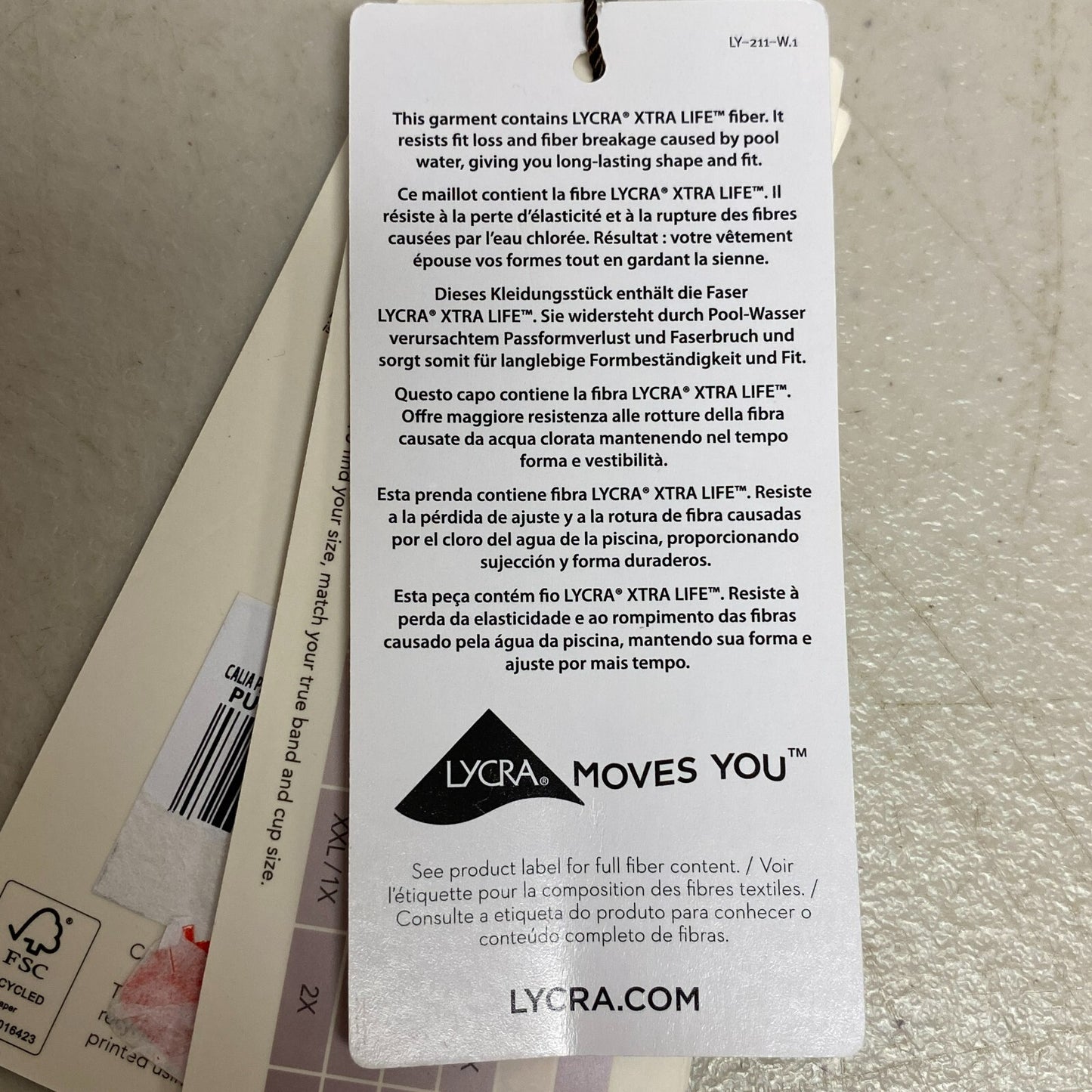 Calia Womens Pleated Panel Underwire Bikini Top Pure White Multi WSA23210PRT