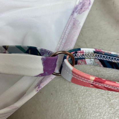 Calia Womens Cross Back Bikini Top Botanical Garden Floral Multi WSA20210PRTXWP