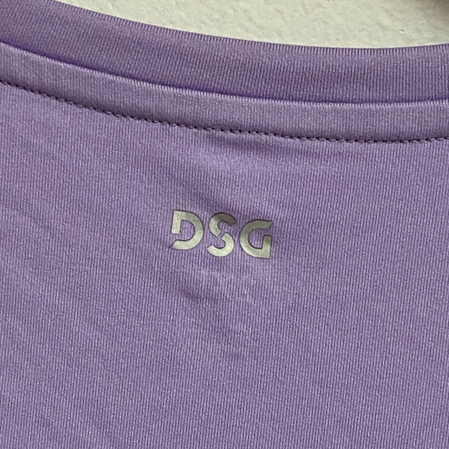 DSG Women's Side Rouched Tank Top Digital Lavender Solid Sleeveless DAW22309