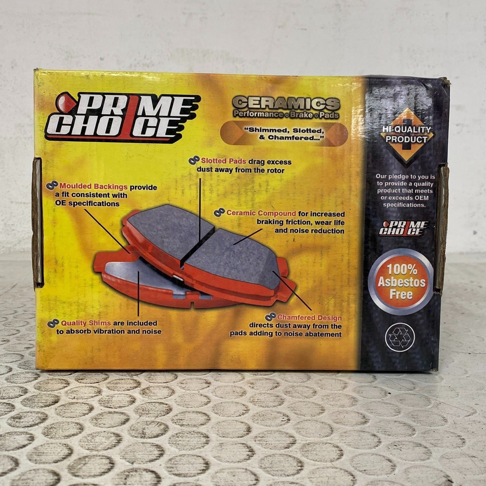 Prime Choice D760CT Front Ceramic Brake Pad Set 98-05 Mercedes ML320 ML350