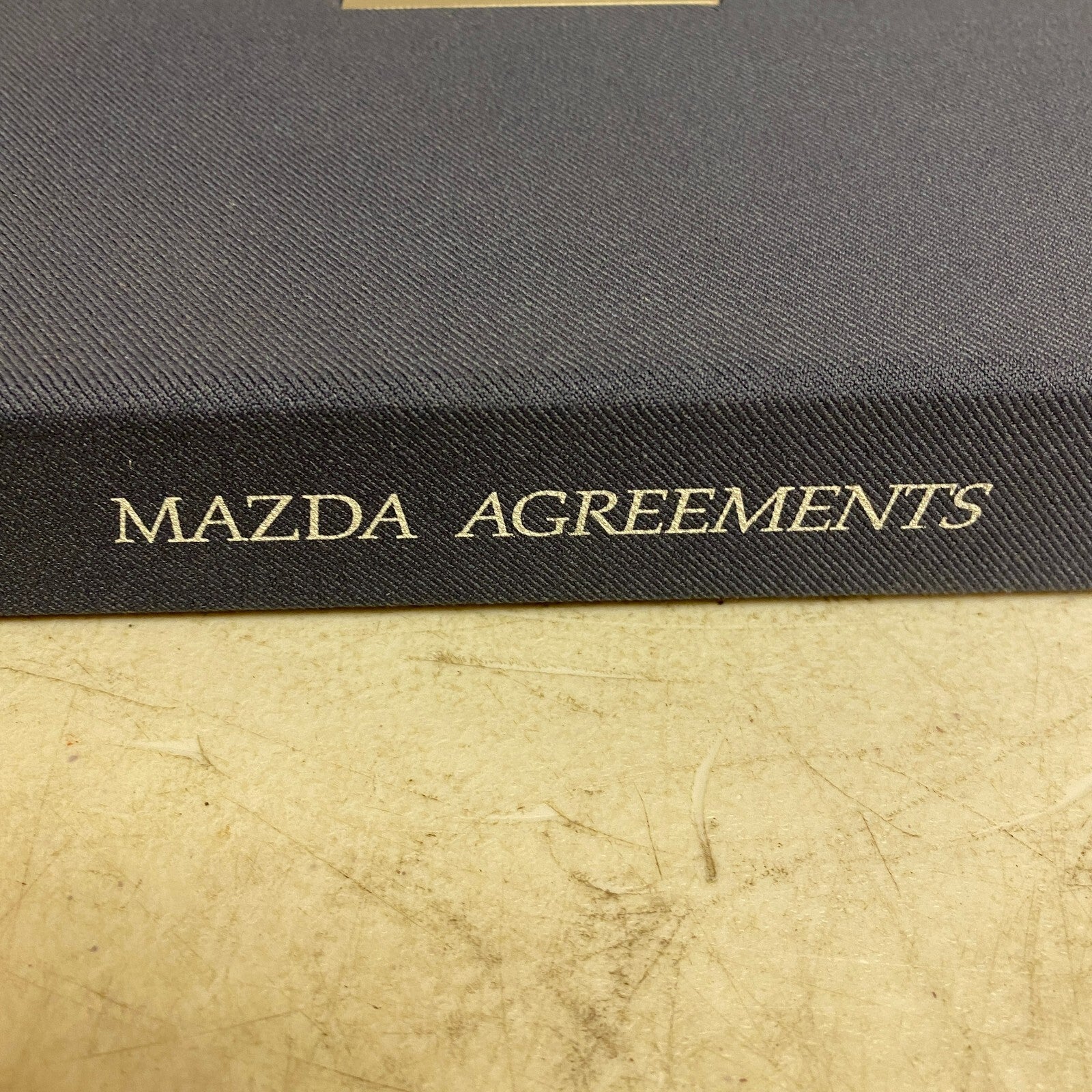 Mazda Agreements Binder , #1193-1CP
