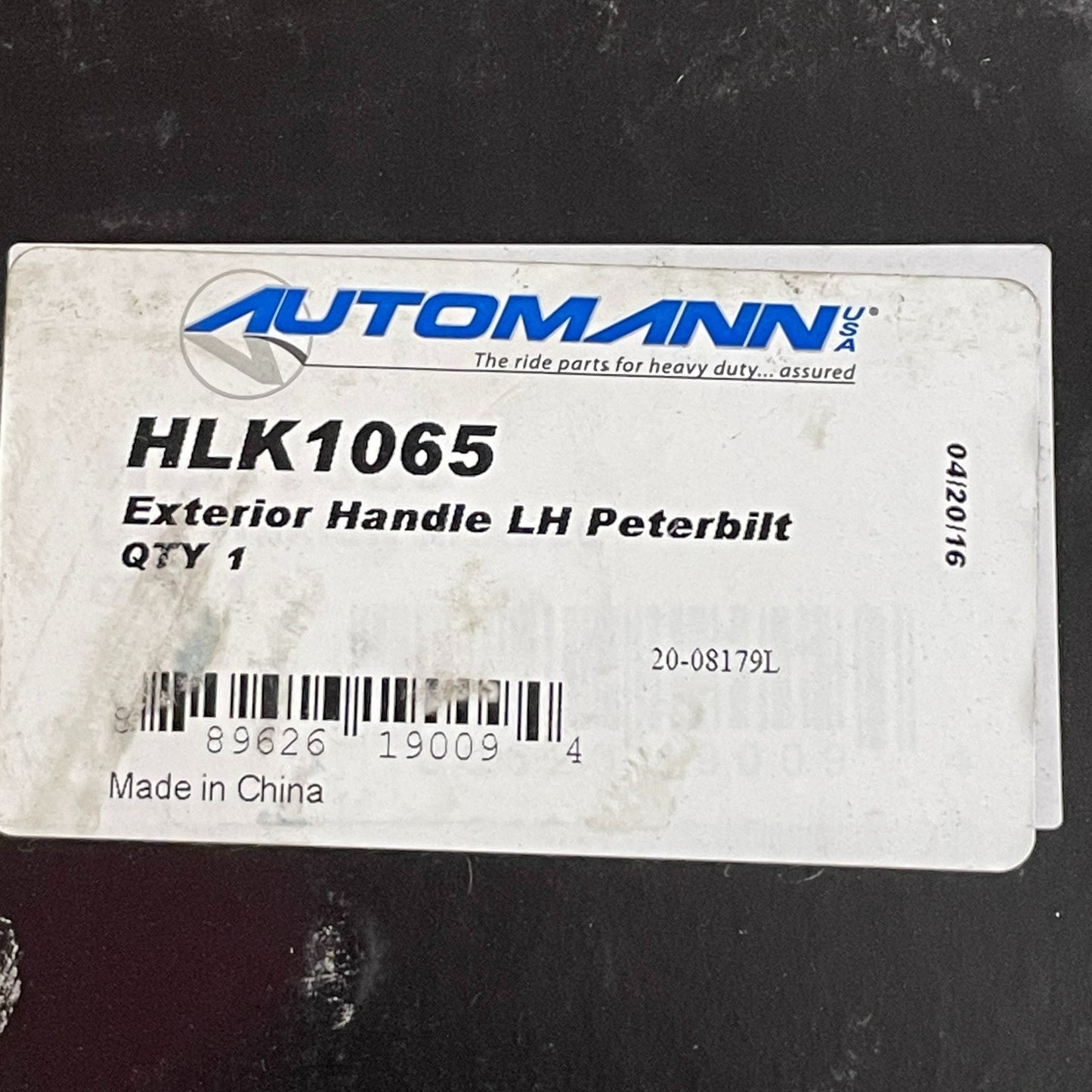 Automann Left Front Door Handle Chrome For Peterbilt 330 1995‑2005 HLK1065