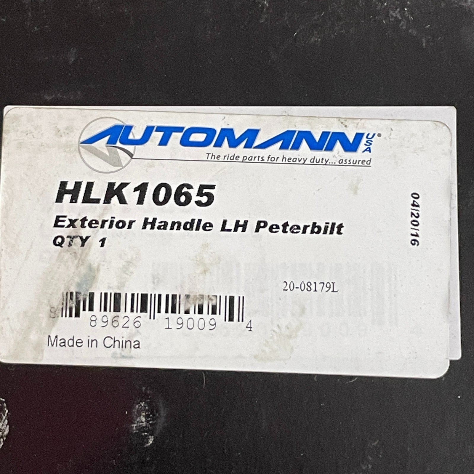 Automann Left Front Door Handle Chrome For Peterbilt 330 1995‑2005 HLK1065