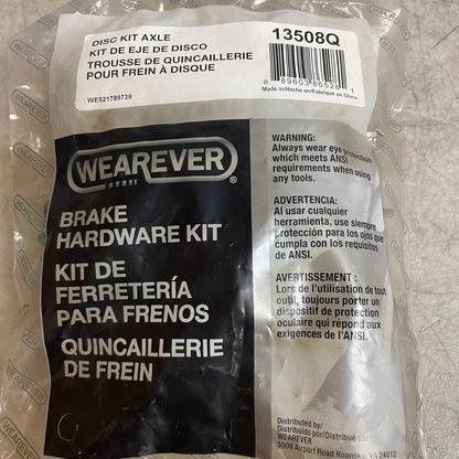Carquest Wearever 13508Q Disc Brake Hardware Kit OE Match PTFE Coated