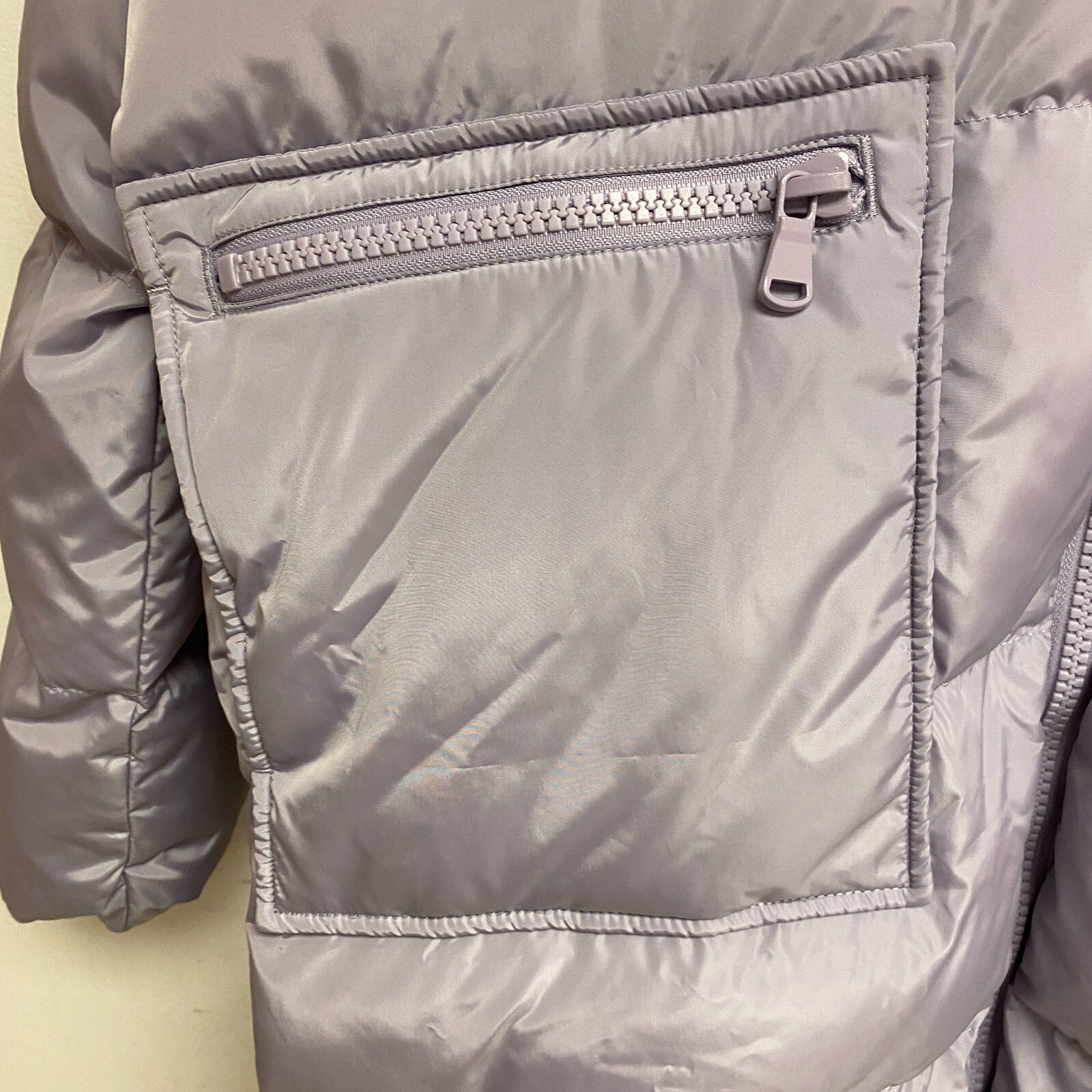 CALIA WOMENS OUTERWEAR LONG LINE SNAP PUFFER JACKET METAL LILLY  WAX36033 NEW!