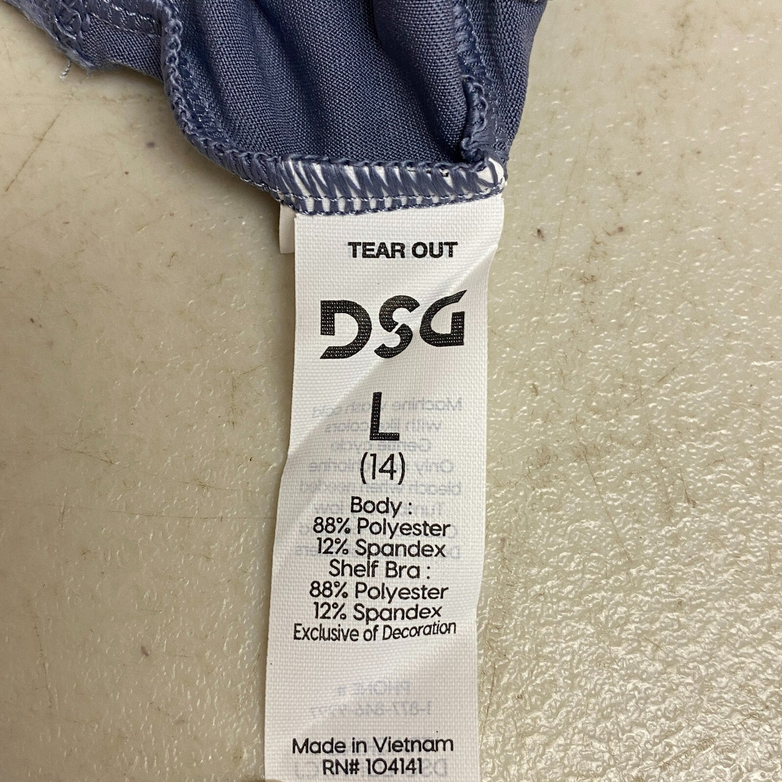 DSG Girl's Shelf Bra Tank Sketchy Ikat Grey Sleeveless Summer DAG23712PRT