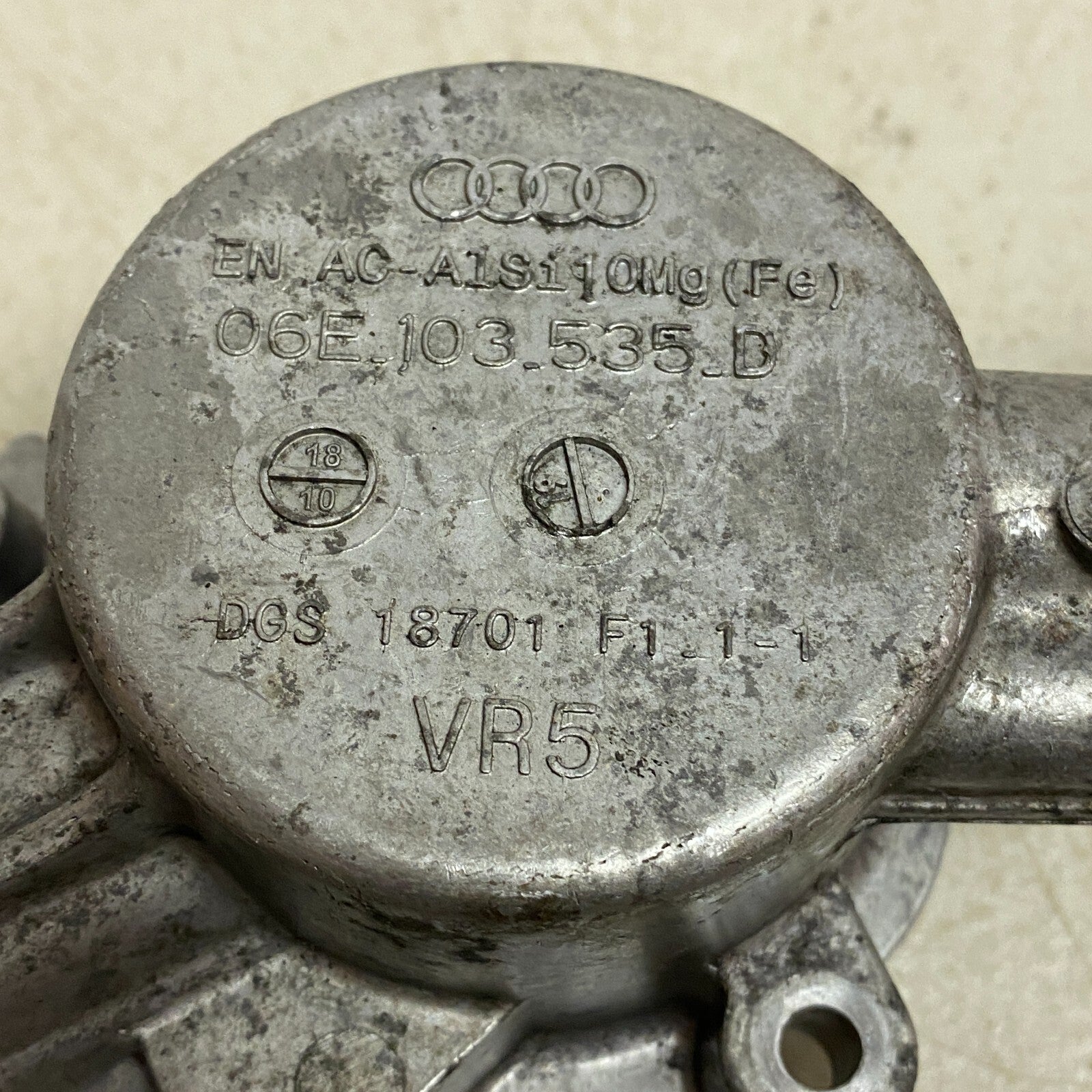 Audi Audi High Pressure Fuel Pump Housing / Mount 06E 103 535 D