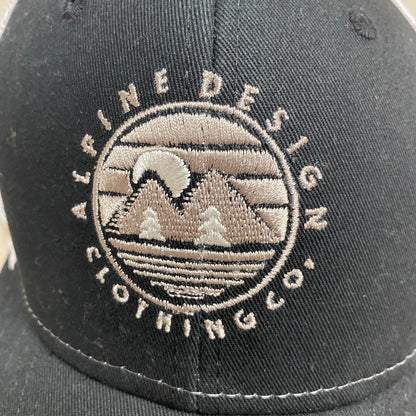 Alpine Design Men's AD Circle Patch Trucker Black One Size OSFA ADM14702 New