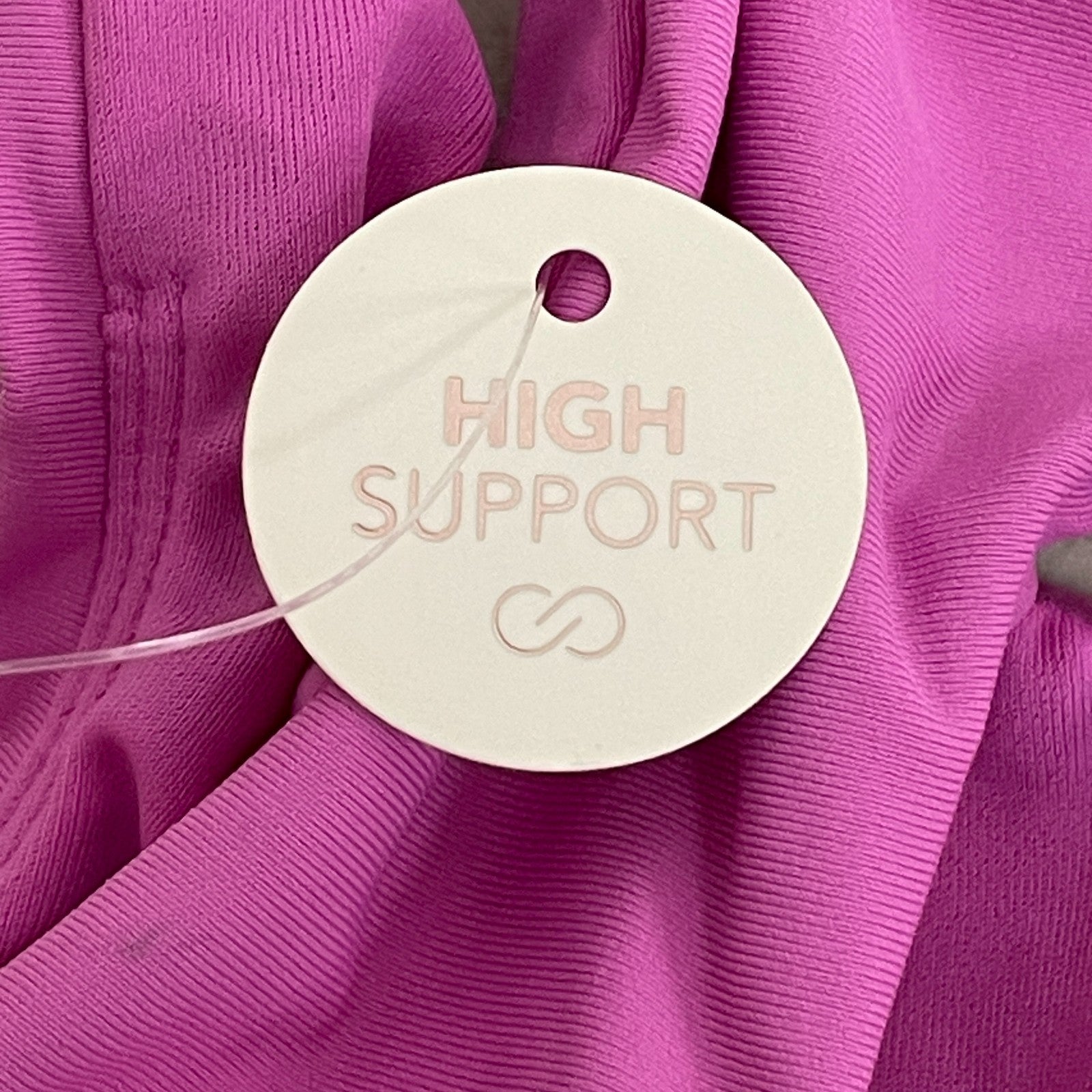 Calia Womenâs High Neck Swim Top Serene Violet Bikini Athleisure Style WSA2220