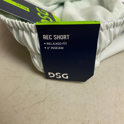 DSG Men's 6" Training Relaxed Fit Polyester REC Short Minimal Mint DAM121111 New