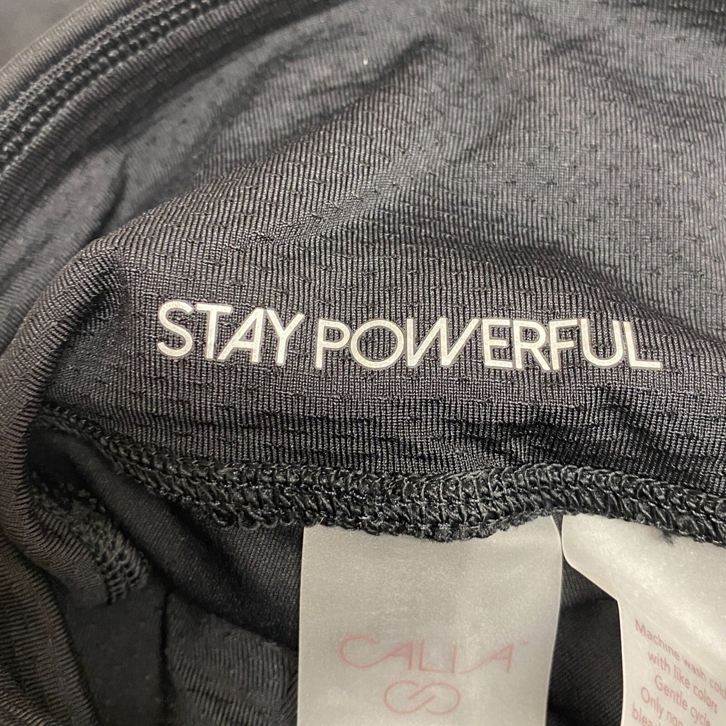 Calia Women's Energize Collection High Rise 5" Bike Shorts Pure Black WAX12311FS