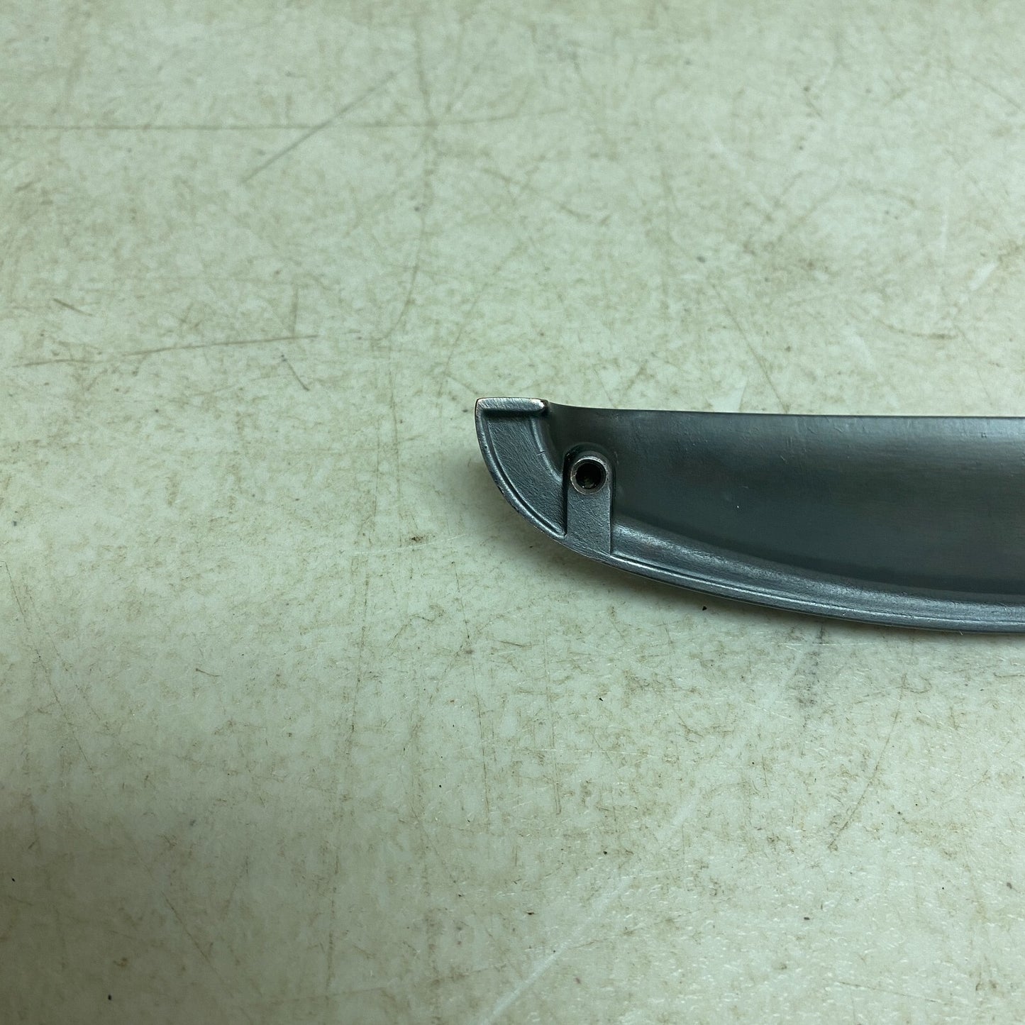 SIGNATURE HARDWARE EDVARD SOLID BRASS CURVED CUP PULL- OIL RUBBED BRONZE