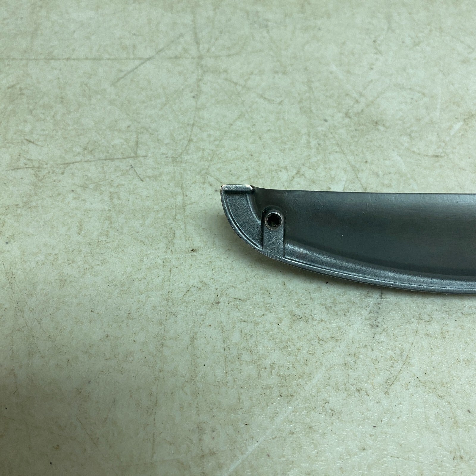 SIGNATURE HARDWARE EDVARD SOLID BRASS CURVED CUP PULL- OIL RUBBED BRONZE