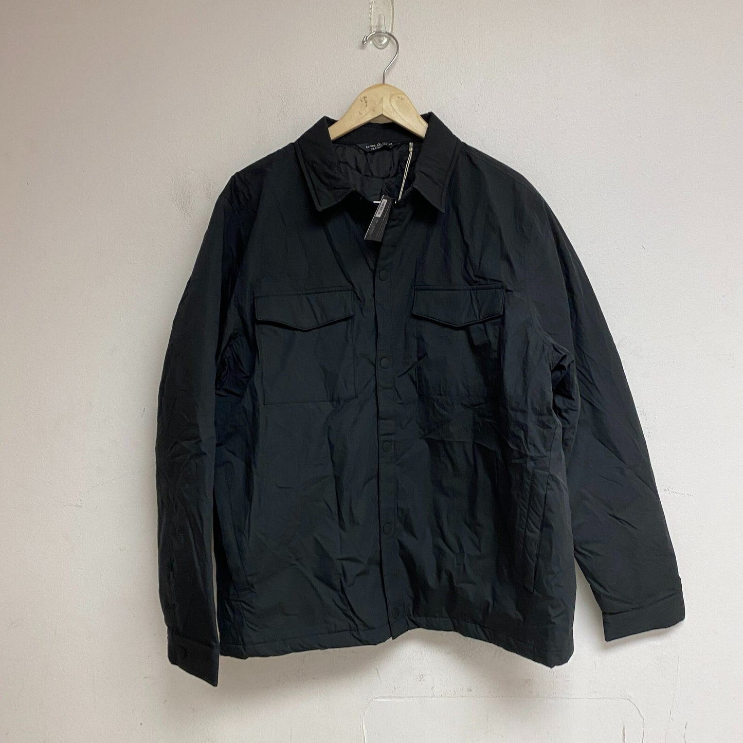 ALPINE AD M HILLTOP VIEW SHIRT JACKT PURE BLACK ADM23609