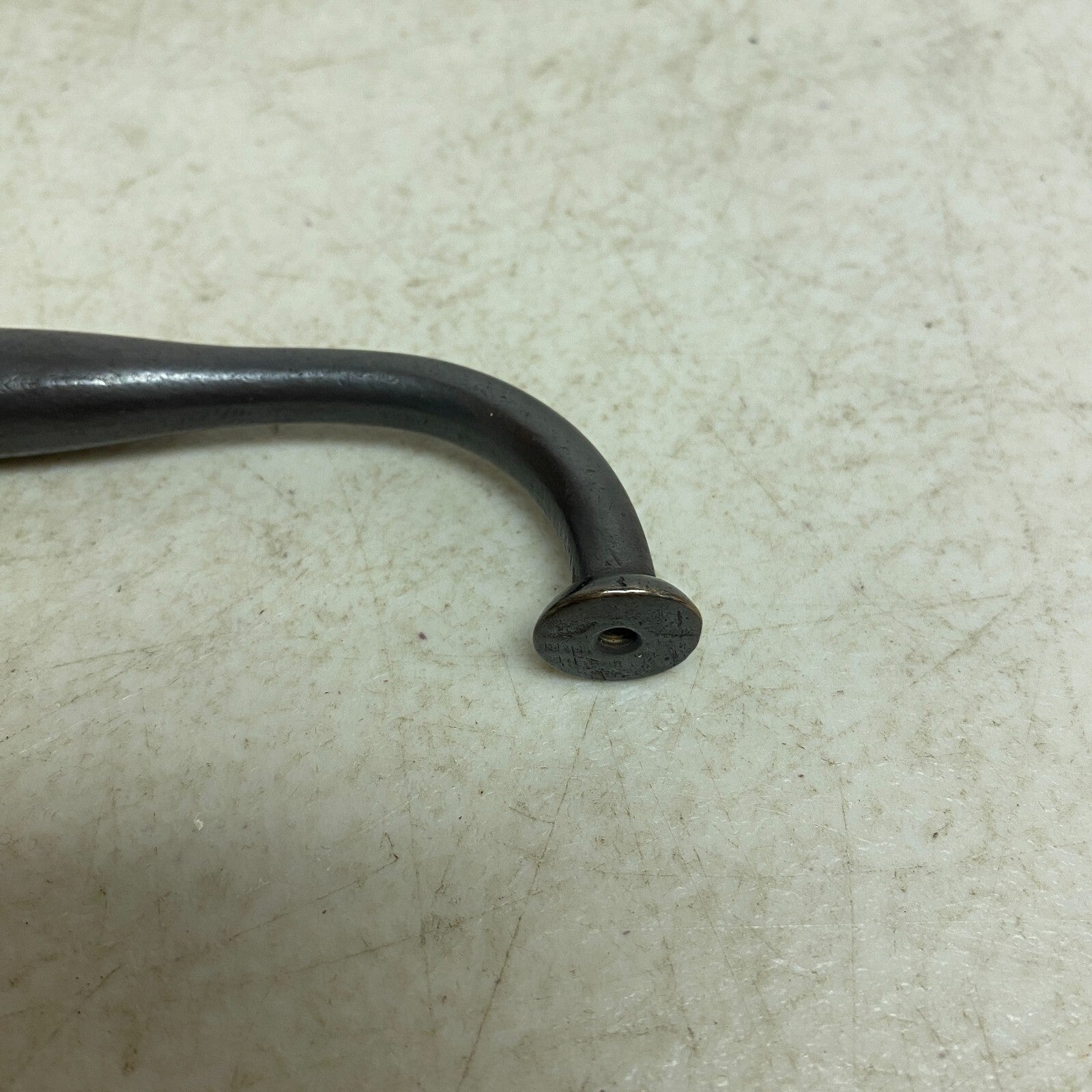 SIGNATURE HARDWARE 6-1/4" PADILLA SOLID BRONZE CABINET PULL DARK BRONZE