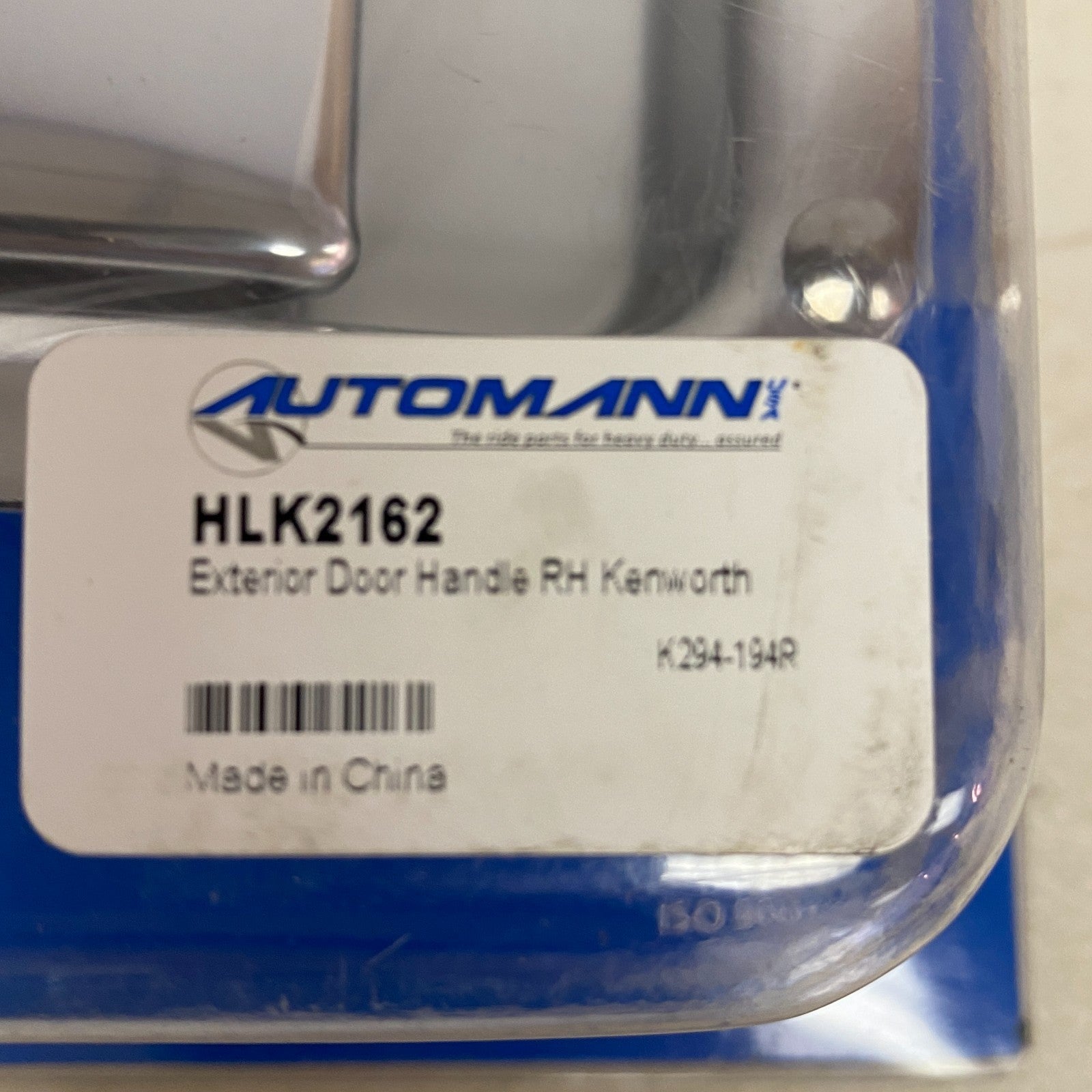 Automann HLK2162 Exterior Door Handle Right Hand Kenworth T600 T800 Series Truck