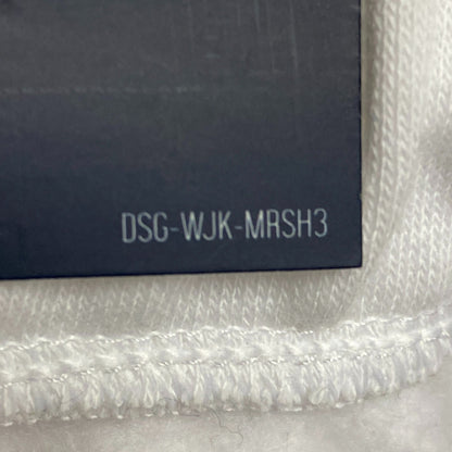 DSG Women's Oversized Fleece Shorts Pure White Solid Summer Stylish DAW11431